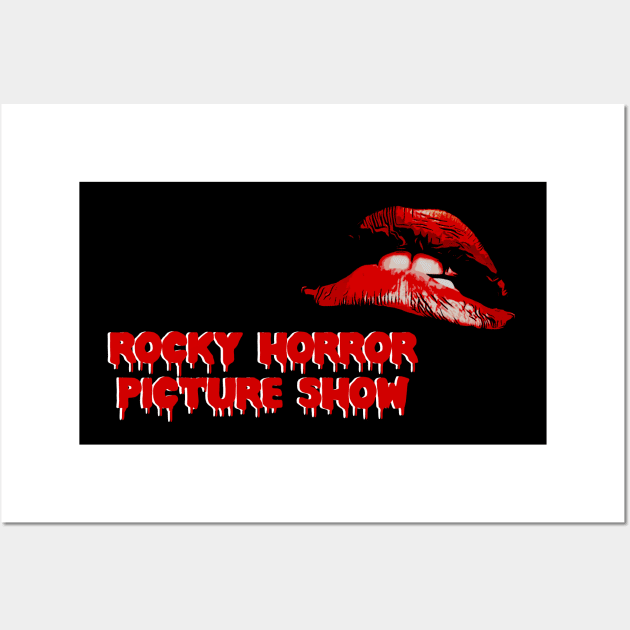 Rocky Horror Picture Show Lips Wall Art by Planty of T-shirts